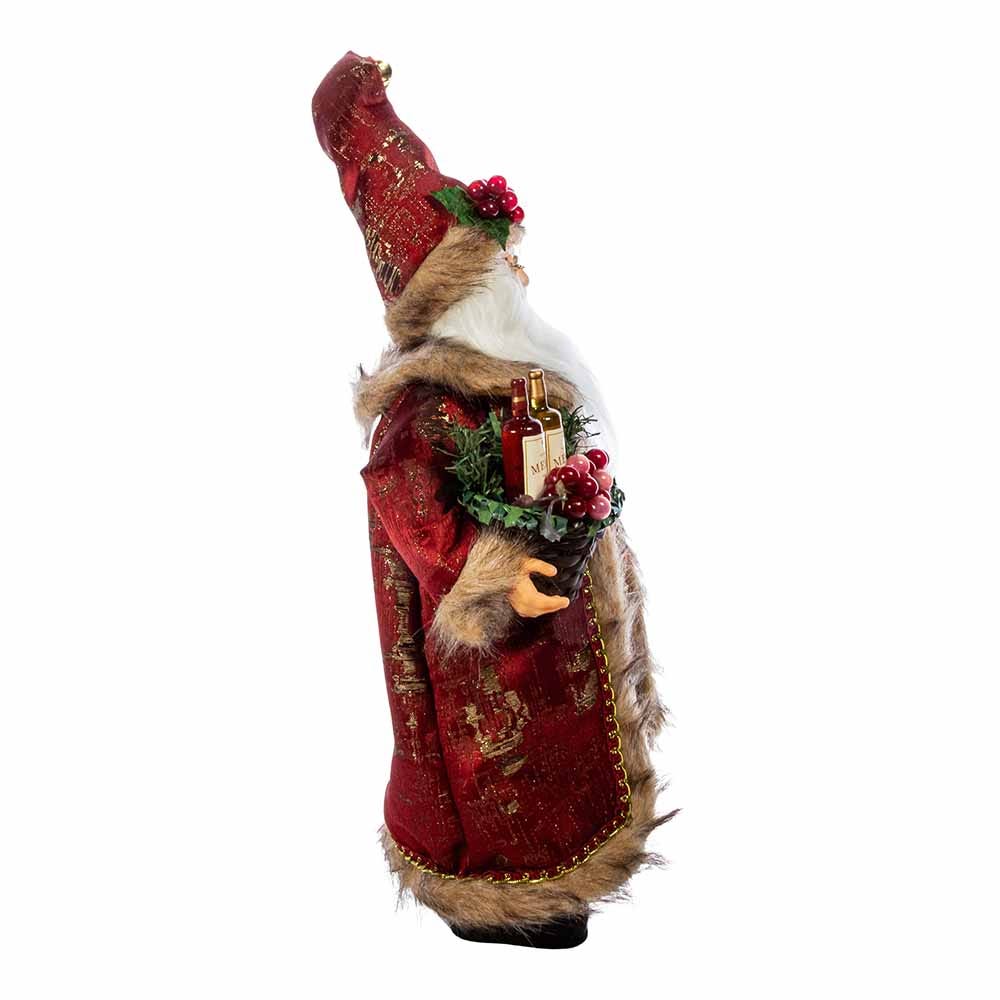 Kurt Adler 17-Inch Kringle Klaus Wine Santa